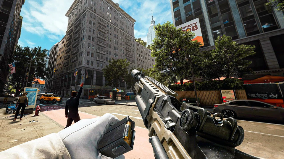 Payday 3 heist crew in masks during a loud heist